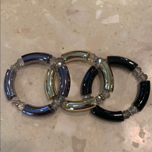 3 stretchy bracelets - Picture 1 of 1